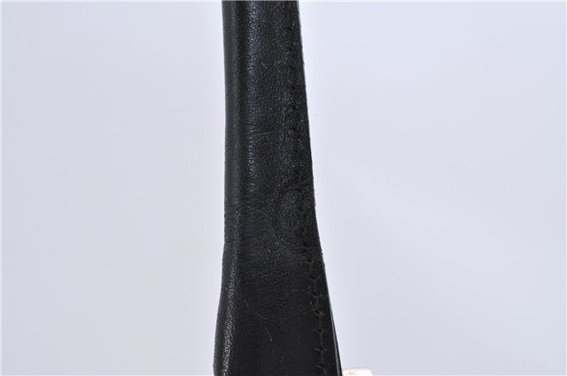 Authentic GUCCI Jackie Shoulder Tote Bag GG Canvas Leather 0021074 Black 6318D