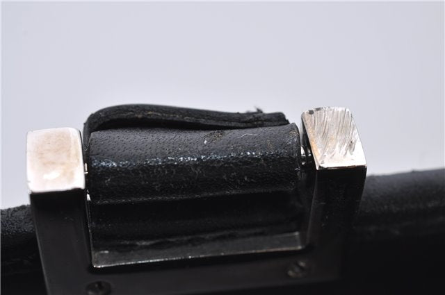 Authentic GUCCI Jackie Shoulder Tote Bag GG Canvas Leather 0021074 Black 6318D