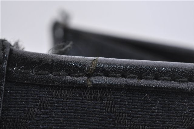 Authentic GUCCI Jackie Shoulder Tote Bag GG Canvas Leather 0021074 Black 6318D