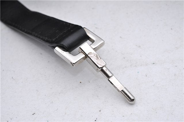 Authentic GUCCI Jackie Shoulder Tote Bag GG Canvas Leather 0021074 Black 6318D