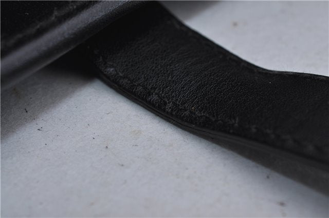 Authentic GUCCI Jackie Shoulder Tote Bag GG Canvas Leather 0021074 Black 6318D