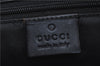 Authentic GUCCI Jackie Shoulder Tote Bag GG Canvas Leather 0021074 Black 6318D