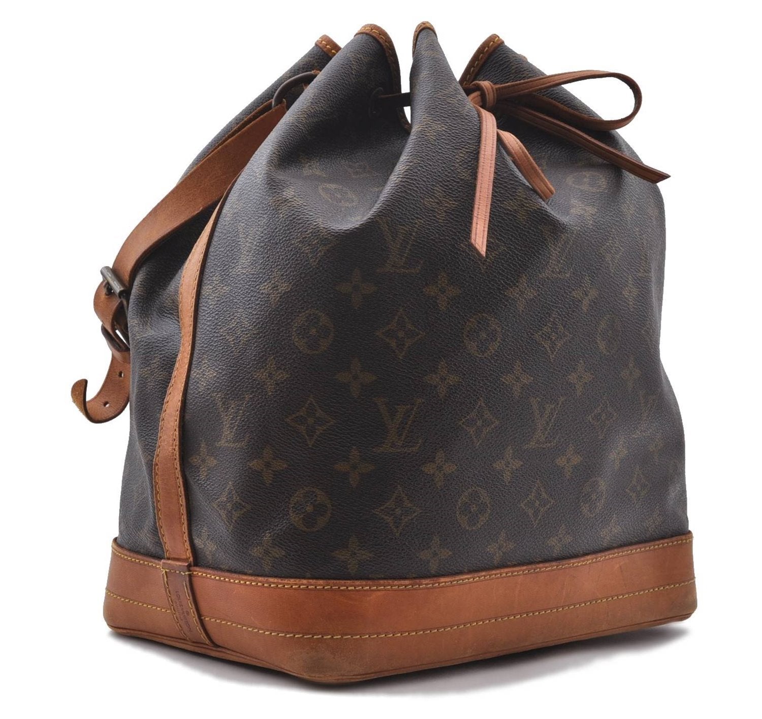 Authentic LOUIS VUITTON Monogram Noe Shoulder Bag M42224 LV 6319C