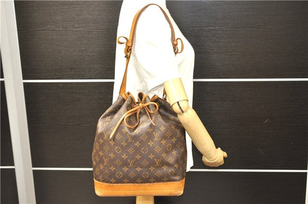 Authentic LOUIS VUITTON Monogram Noe Shoulder Bag M42224 LV 6319C