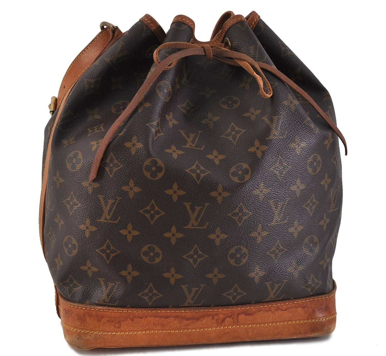 Authentic LOUIS VUITTON Monogram Noe Shoulder Bag M42224 LV 6320C