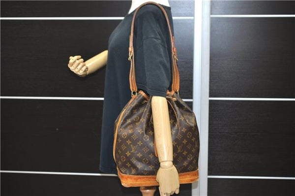 Authentic LOUIS VUITTON Monogram Noe Shoulder Bag M42224 LV 6320C