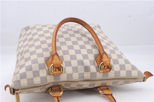 Authentic Louis Vuitton Damier Azur Saleya PM Shoulder Tote Bag N51186 LV 6320D