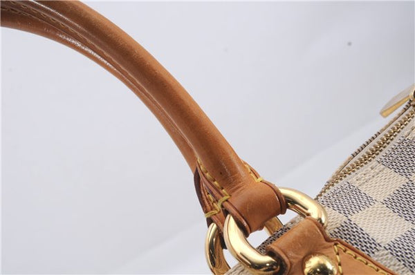 Authentic Louis Vuitton Damier Azur Saleya PM Shoulder Tote Bag N51186 LV 6320D