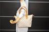 Authentic Louis Vuitton Damier Azur Saleya PM Shoulder Tote Bag N51186 LV 6320D