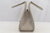 Authentic GUCCI Jackie Shoulder Hand Bag Purse Leather 0021067 Light Gray 6320I