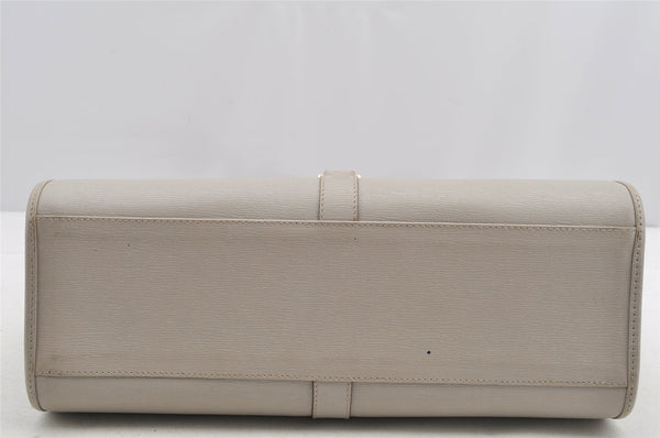 Authentic GUCCI Jackie Shoulder Hand Bag Purse Leather 0021067 Light Gray 6320I