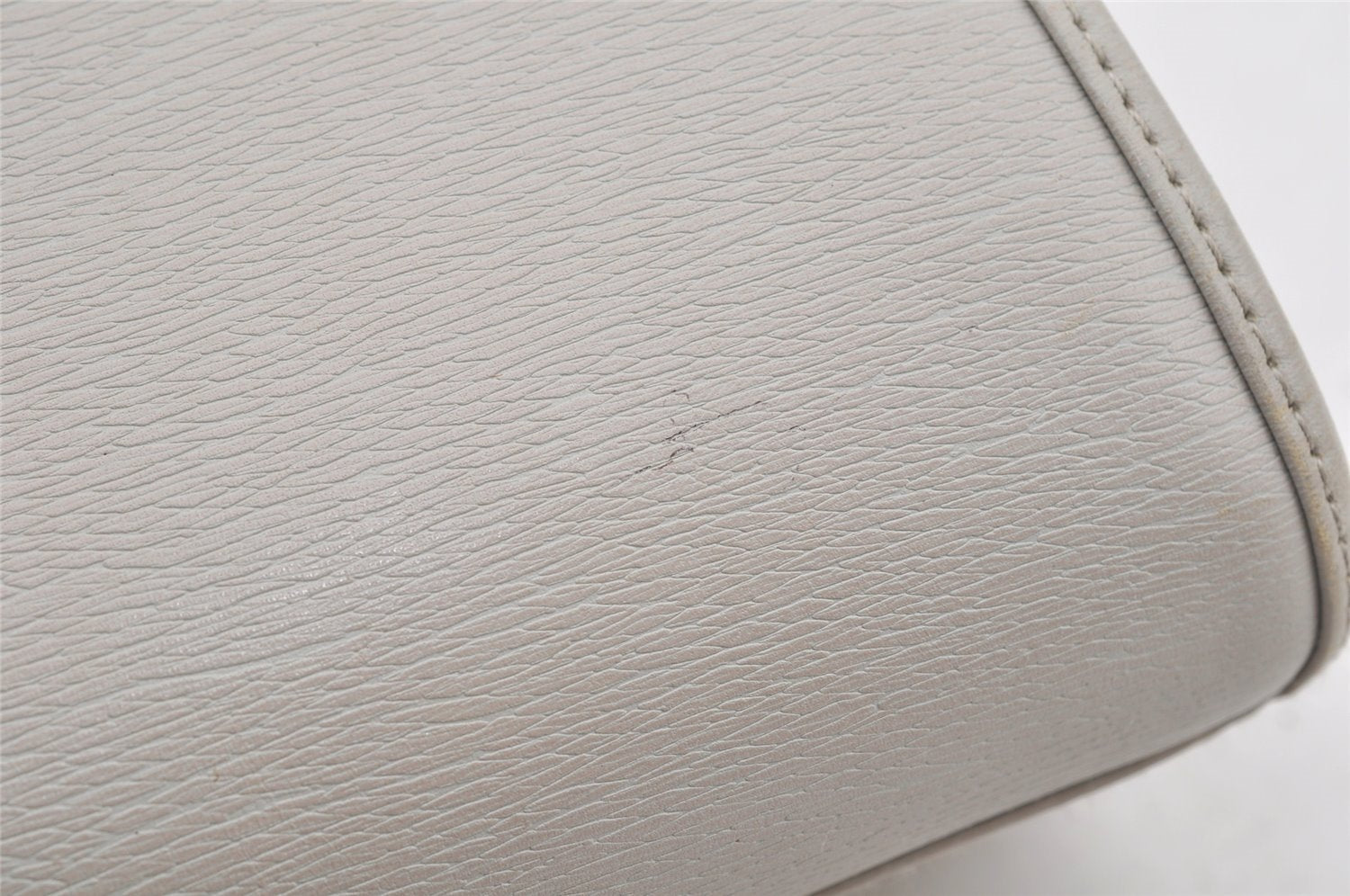 Authentic GUCCI Jackie Shoulder Hand Bag Purse Leather 0021067 Light Gray 6320I