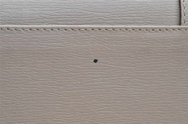 Authentic GUCCI Jackie Shoulder Hand Bag Purse Leather 0021067 Light Gray 6320I