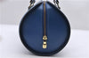 Authentic Louis Vuitton Epi Soufflot Hand Bag Blue M52225 LV 6321D