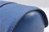 Authentic Louis Vuitton Epi Soufflot Hand Bag Blue M52225 LV 6321D