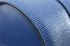 Authentic Louis Vuitton Epi Soufflot Hand Bag Blue M52225 LV 6321D