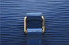Authentic Louis Vuitton Epi Soufflot Hand Bag Blue M52225 LV 6321D