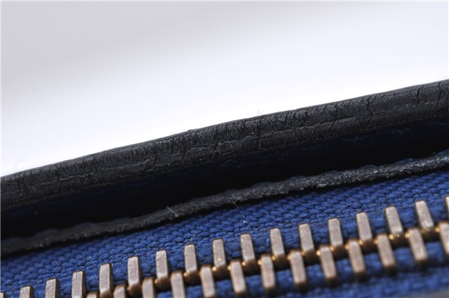 Authentic Louis Vuitton Epi Soufflot Hand Bag Blue M52225 LV 6321D