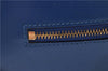 Authentic Louis Vuitton Epi Soufflot Hand Bag Blue M52225 LV 6321D