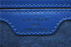 Authentic Louis Vuitton Epi Soufflot Hand Bag Blue M52225 LV 6321D