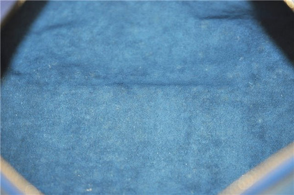 Authentic Louis Vuitton Epi Soufflot Hand Bag Blue M52225 LV 6321D