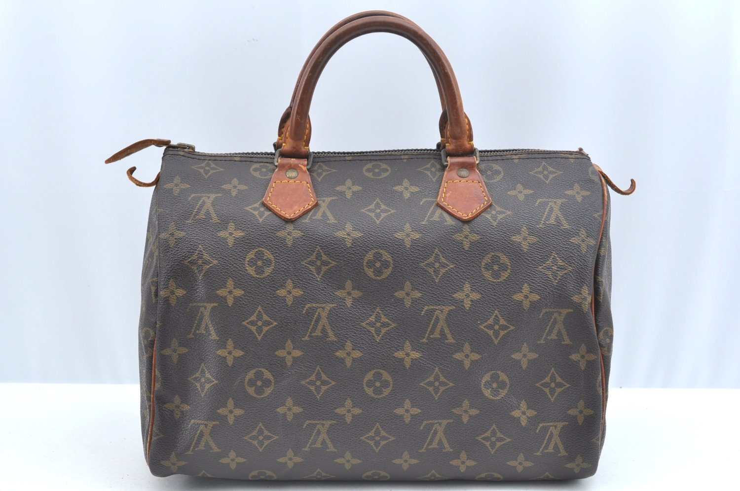 Authentic Louis Vuitton Monogram Speedy 30 Hand Boston Bag M41526 LV 6321G