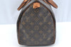 Authentic Louis Vuitton Monogram Speedy 30 Hand Boston Bag M41526 LV 6321G