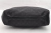 Authentic GUCCI Horsebit Shoulder Tote Bag GG Canvas Leather 101971 Black 6321I