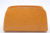 Authentic Louis Vuitton Epi Dauphine Cosmetic Pouch Yellow M48449 LV 6324D