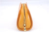 Authentic Louis Vuitton Epi Dauphine Cosmetic Pouch Yellow M48449 LV 6324D