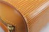 Authentic Louis Vuitton Epi Dauphine Cosmetic Pouch Yellow M48449 LV 6324D