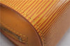 Authentic Louis Vuitton Epi Dauphine Cosmetic Pouch Yellow M48449 LV 6324D