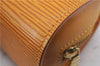 Authentic Louis Vuitton Epi Dauphine Cosmetic Pouch Yellow M48449 LV 6324D