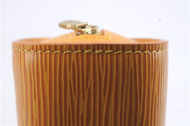 Authentic Louis Vuitton Epi Dauphine Cosmetic Pouch Yellow M48449 LV 6324D