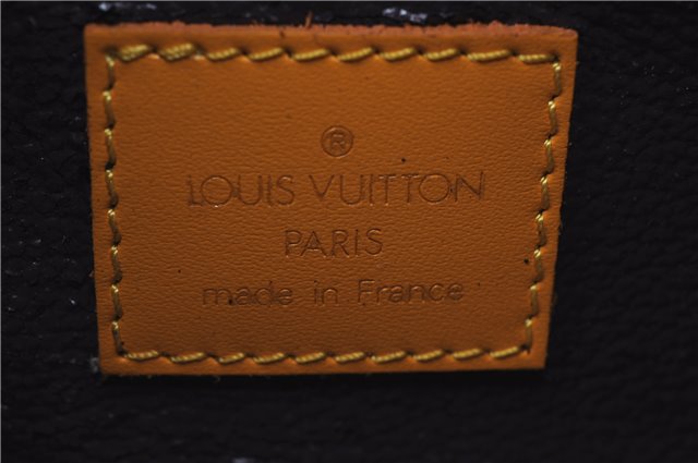 Authentic Louis Vuitton Epi Dauphine Cosmetic Pouch Yellow M48449 LV 6324D