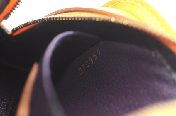 Authentic Louis Vuitton Epi Dauphine Cosmetic Pouch Yellow M48449 LV 6324D