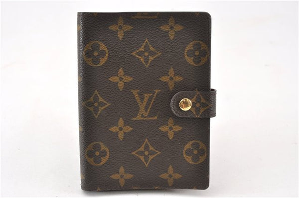 Authentic Louis Vuitton Monogram Agenda PM Notebook Cover R20005 LV 6324F