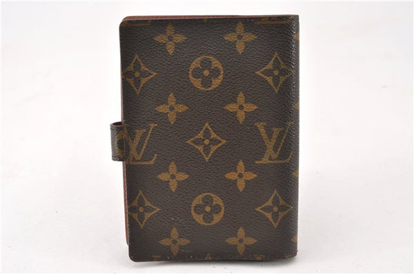 Authentic Louis Vuitton Monogram Agenda PM Notebook Cover R20005 LV 6324F