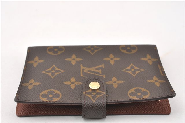 Authentic Louis Vuitton Monogram Agenda PM Notebook Cover R20005 LV 6324F