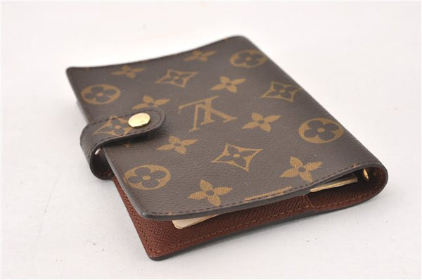 Authentic Louis Vuitton Monogram Agenda PM Notebook Cover R20005 LV 6324F