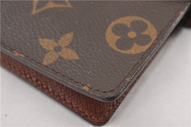 Authentic Louis Vuitton Monogram Agenda PM Notebook Cover R20005 LV 6324F
