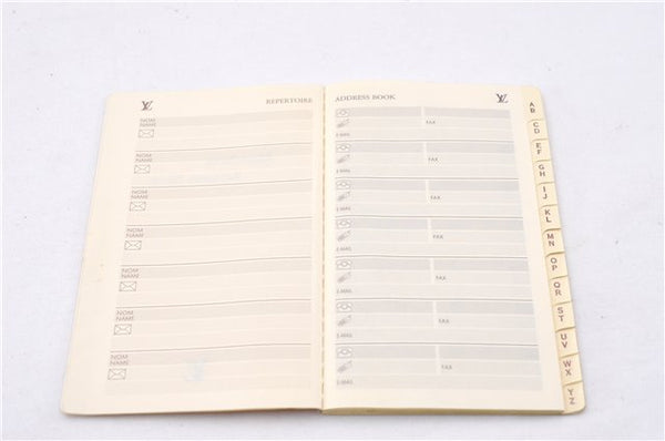 Authentic Louis Vuitton Monogram Agenda PM Notebook Cover R20005 LV 6324F