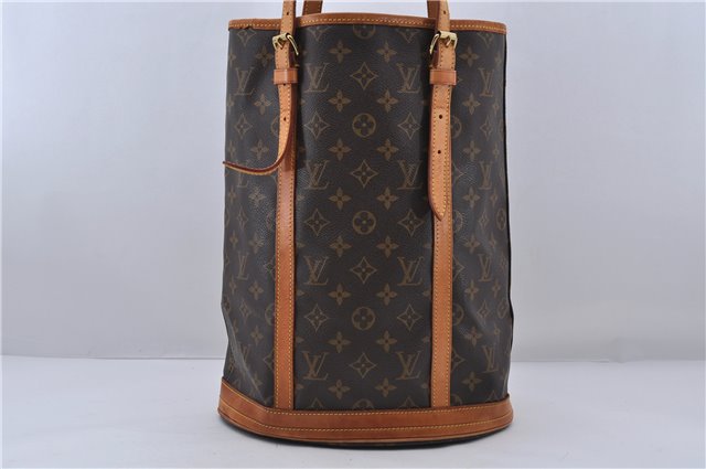 Authentic LOUIS VUITTON Monogram Bucket GM Shoulder Bag M42236 LV 6325C