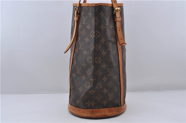 Authentic LOUIS VUITTON Monogram Bucket GM Shoulder Bag M42236 LV 6325C