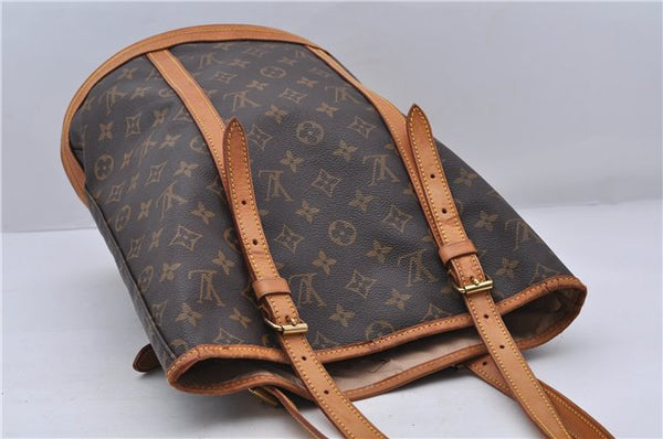 Authentic LOUIS VUITTON Monogram Bucket GM Shoulder Bag M42236 LV 6325C