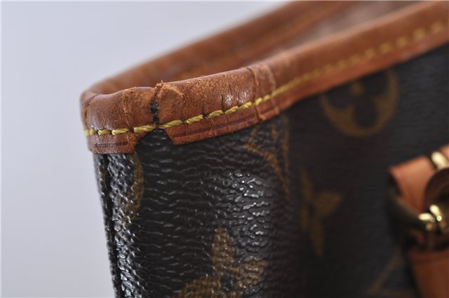 Authentic LOUIS VUITTON Monogram Bucket GM Shoulder Bag M42236 LV 6325C