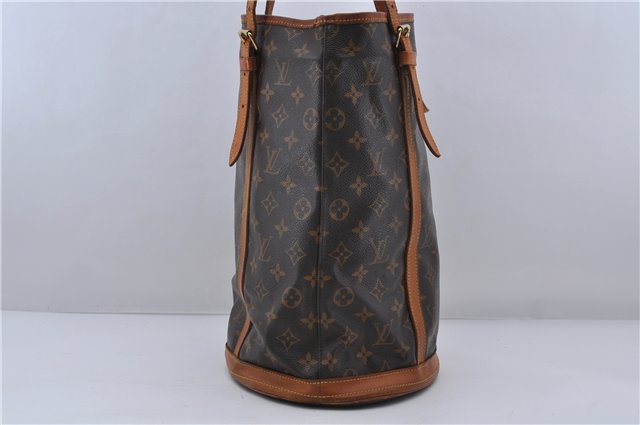 Authentic LOUIS VUITTON Monogram Bucket GM Shoulder Bag M42236 LV 6326C