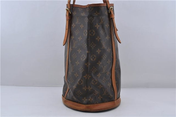 Authentic LOUIS VUITTON Monogram Bucket GM Shoulder Bag M42236 LV 6326C