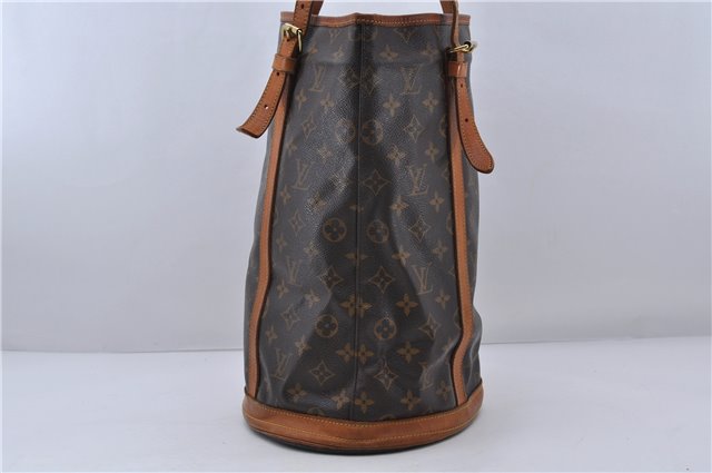 Authentic LOUIS VUITTON Monogram Bucket GM Shoulder Bag M42236 LV 6326C