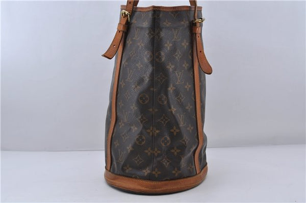 Authentic LOUIS VUITTON Monogram Bucket GM Shoulder Bag M42236 LV 6326C